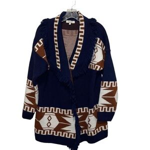 Cocogio Italian Wool Blend Woman Cardigan Size S